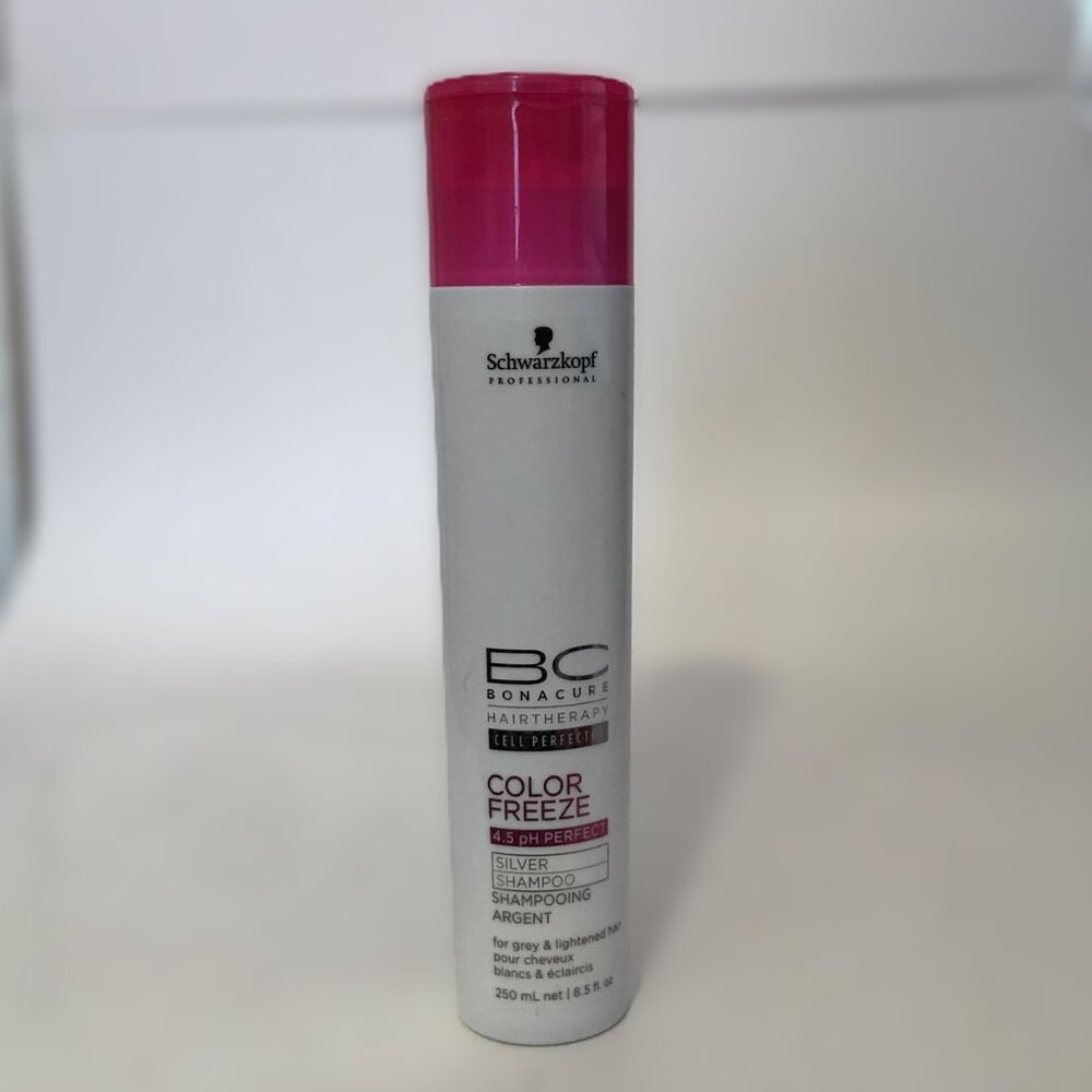 NEW Schwarzkopf BC Clean Performance Color Freeze Silver Shampoo 8.5oz